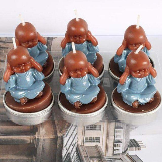 Frendorf | 6Pcs Mini Buddha Kerzen