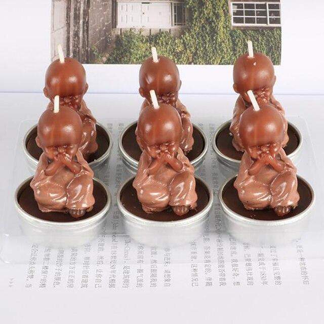 Frendorf | 6Pcs Mini Buddha Kerzen