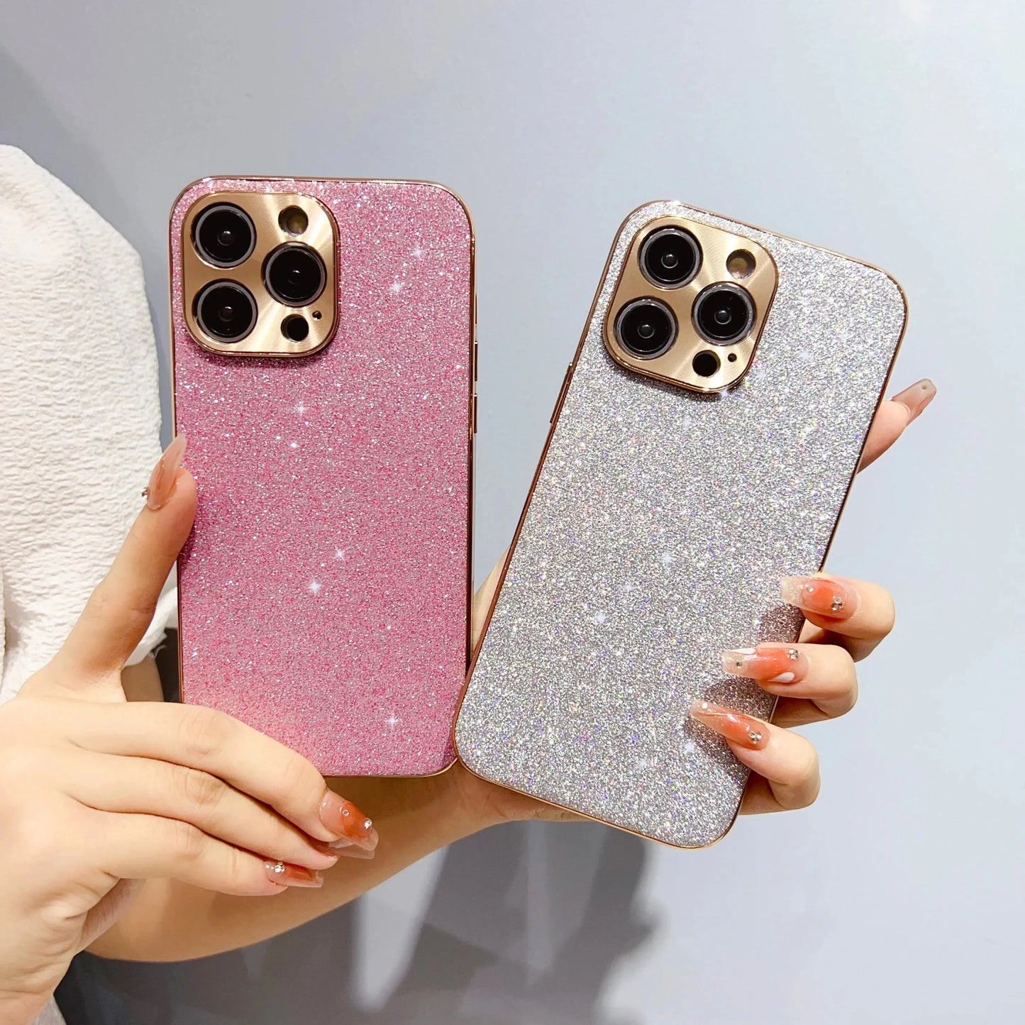 Frendorf | Leder Premium MagSafe Apple iPhone Hülle mit galvanisiertem Rahmen | Goldener Rahmen Case, Kameraschutz - Schutzhülle für iPhone 15, 14 Pro Max Plus