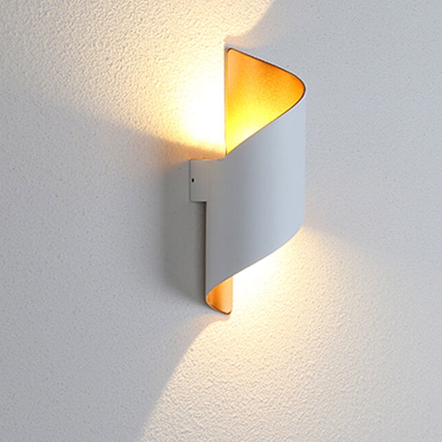 Frendorf | AquaBend LED Außenwandleuchte | Wasserdicht | Modernes Design | Energiesparend | Beleuchtung für Außenbereiche