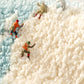 Feblilac Get Naked Weiße Boden Badezimmermatte, 50x80cm Badezimmerteppich, Plüsch wasserabsorbierend, rutschfeste Toilettamatte, Kunst Badezimmermatten, Beste Badteppiche