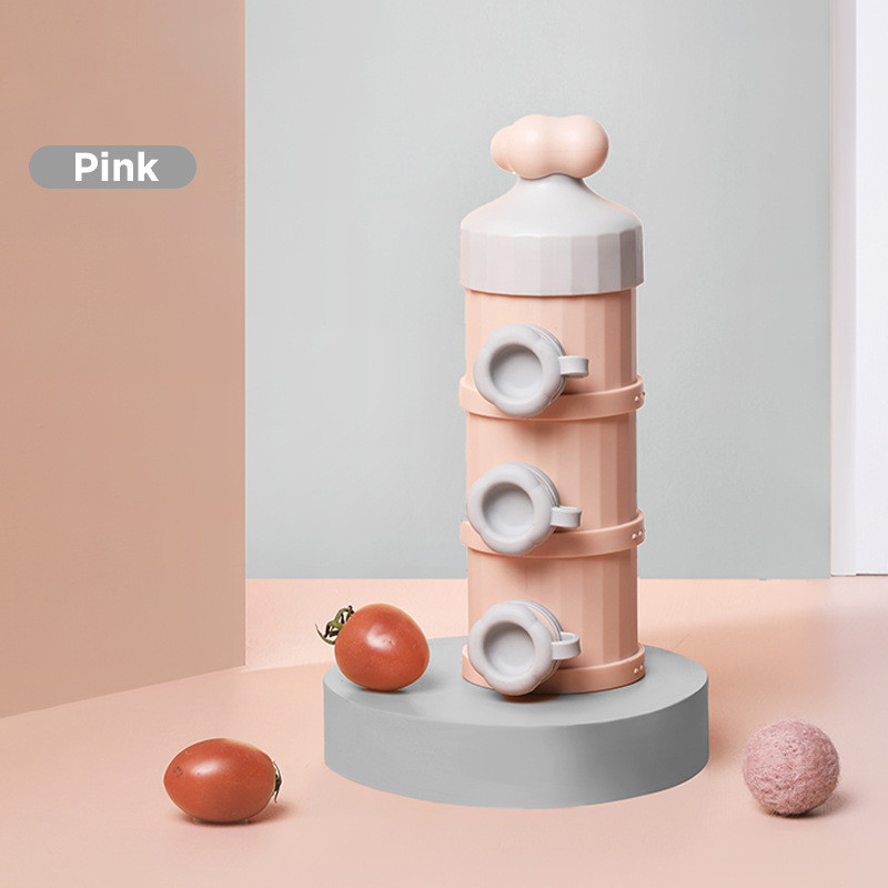 Frendorf | Babypulver-Spender – Tragbarer Milchpulverbehälter & Snackbox für unterwegs