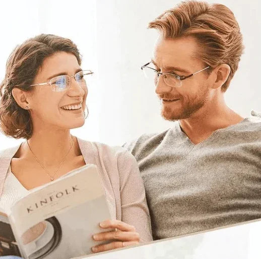Frendorf | Progressive Lesebrille mit hoher Härte und Anti-Blaulichtfilter für die Ferne und die Nähe