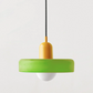 Frendorf |  Pendelleuchte aus farbigem Glas | Elegante Hängeleuchte im Bauhaus-Stil | Designlampe für Wohnzimmer & Esszimmer