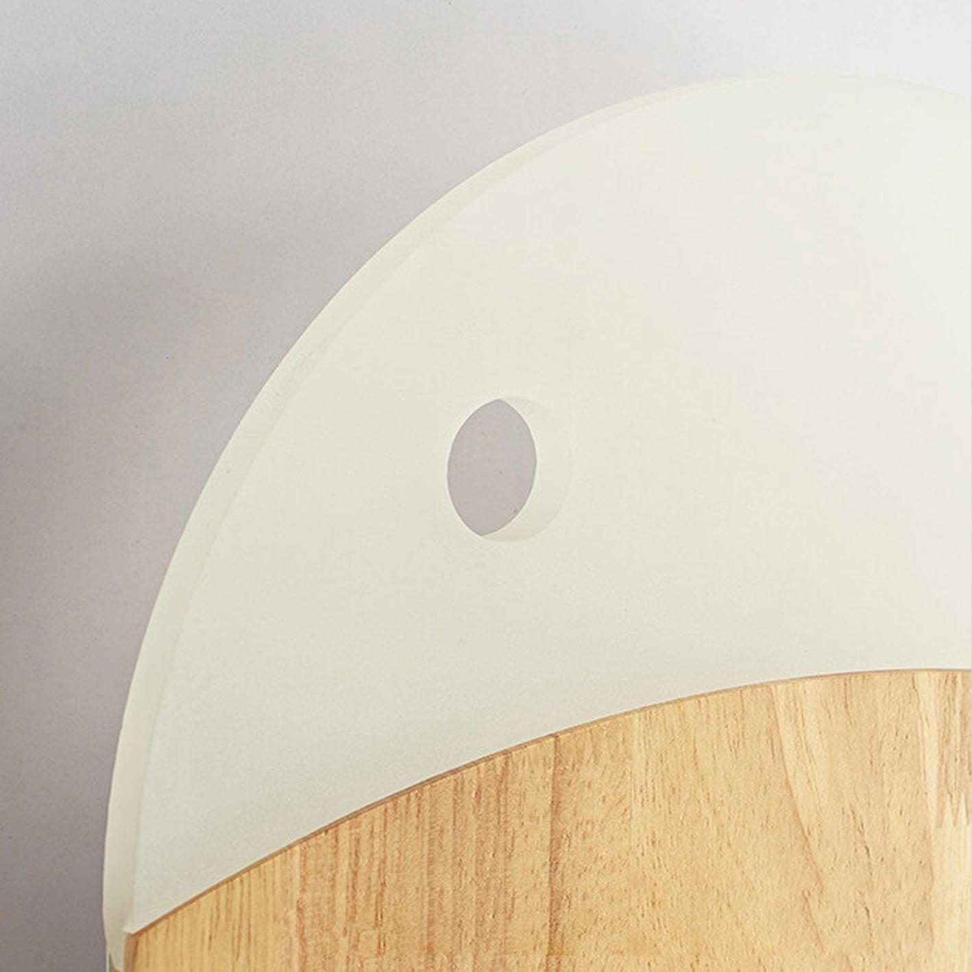 Frendorf | Fynnora Nordic Wandlampe | Eiche & Acryl | Minimalistisches Fisch-Design | LED Beleuchtung
