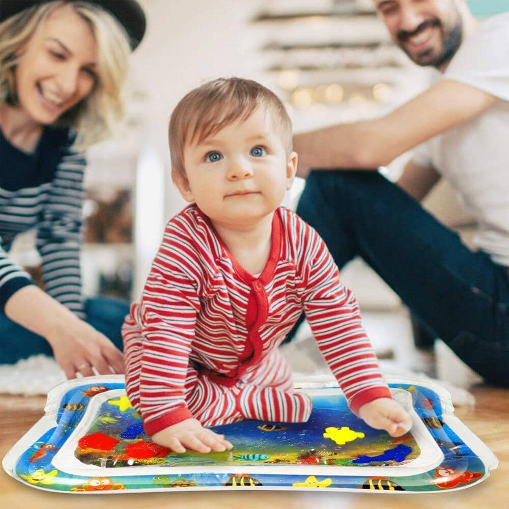 Frendorf | Aufblasbare Wasser-Sinnesmatte für Bauchlage für Baby & Haustier
