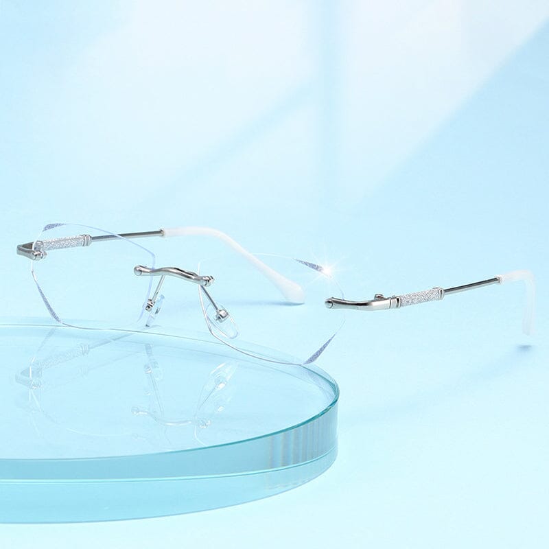 Frendorf | Modische randlose Anti-Blaulicht Lesebrille