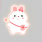 Frendorf | GlowBunny LED Kinder Wandleuchte | Kreatives Design | Einhorn & Hase | Dimmbar & Modern