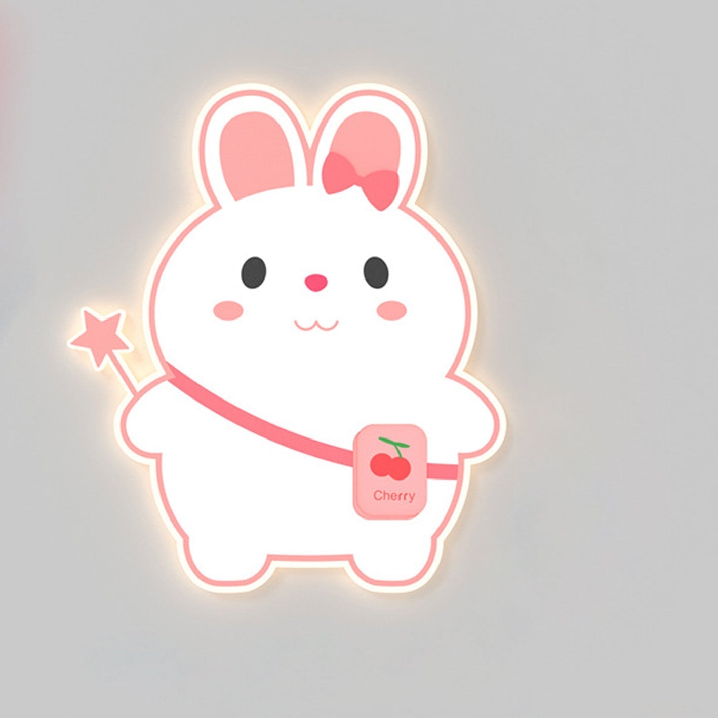 Frendorf | GlowBunny LED Kinder Wandleuchte | Kreatives Design | Einhorn & Hase | Dimmbar & Modern