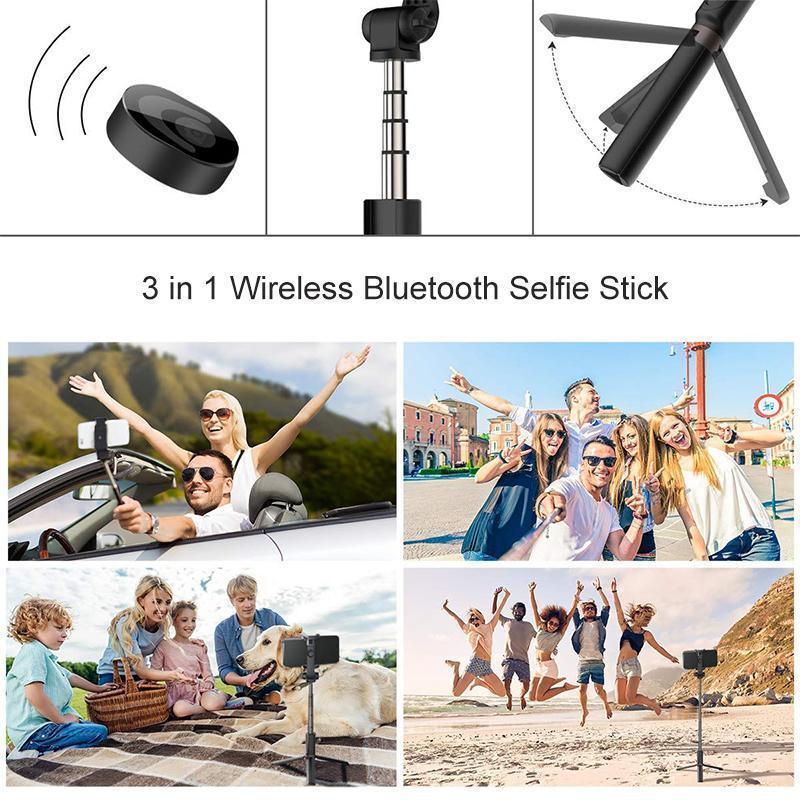 Frendorf | 3 in 1 Wireless Bluetooth Selfie-Stick