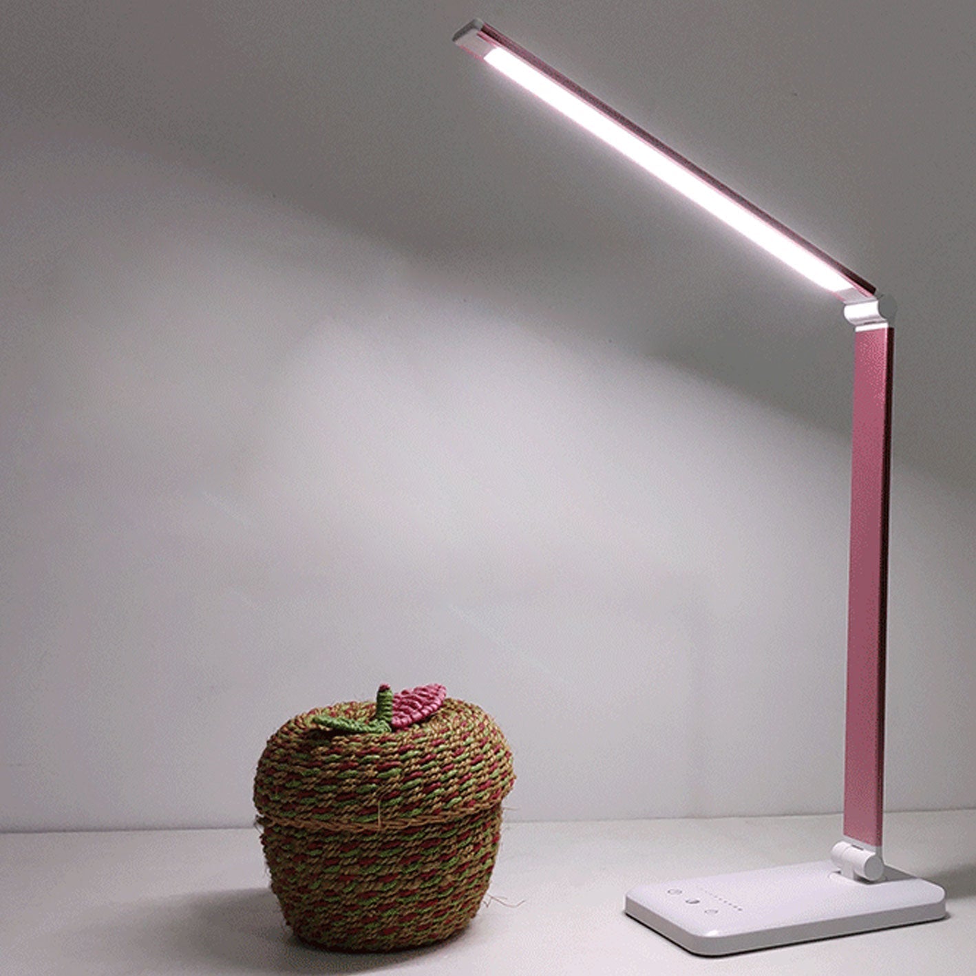 Frendorf | Lumosync FoldPro LED Tischlampe | Kabellos & Wiederaufladbar | Augenschutz | Dimmbar | USB-Ladestation