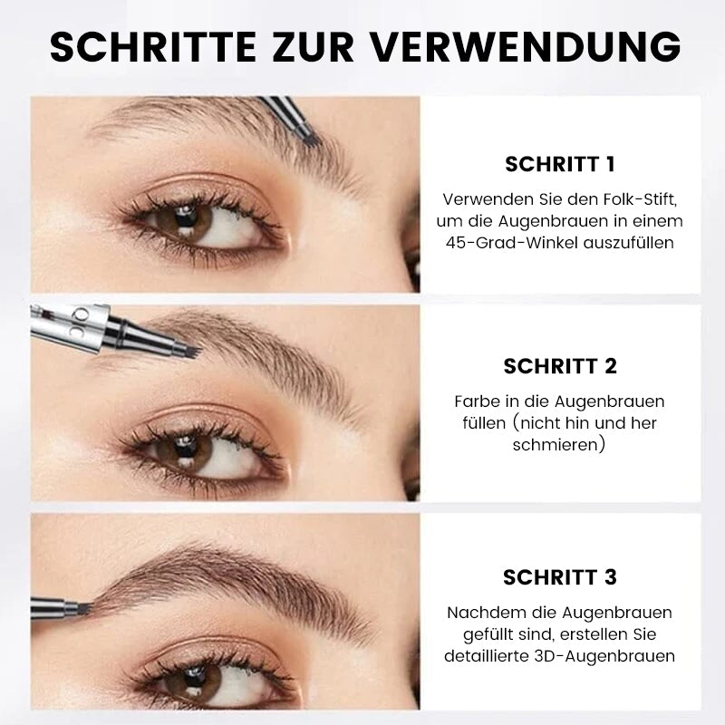 Frendorf | Wasserdichter 3D Augenbrauenstift mit 4 Gabelspitzen