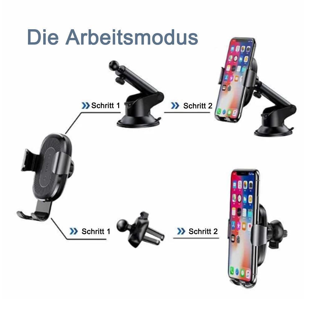 Frendorf | 3 in 1 Kabelloses Ladegerät und Autotelefonhalter
