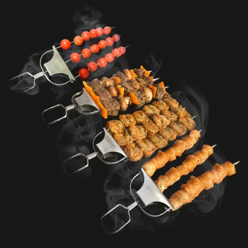 Frendorf | 3-Way Grill Skewers, Stainless Steel Skewers for BBQ