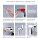 Smart UV-Licht Sterilisator Zahnbürstenhalter, Wandmontage Zahnpastaspender