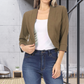 Frendorf | Einfarbiger Kurz Geschnittener Blazer