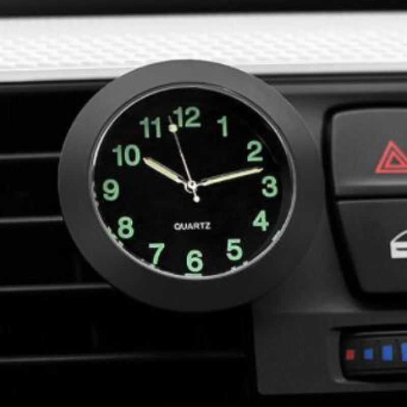 Frendorf | AutoTime Mini Analog-Uhr – Selbstklebendes und Stylisches Design für das Auto-Innenleben