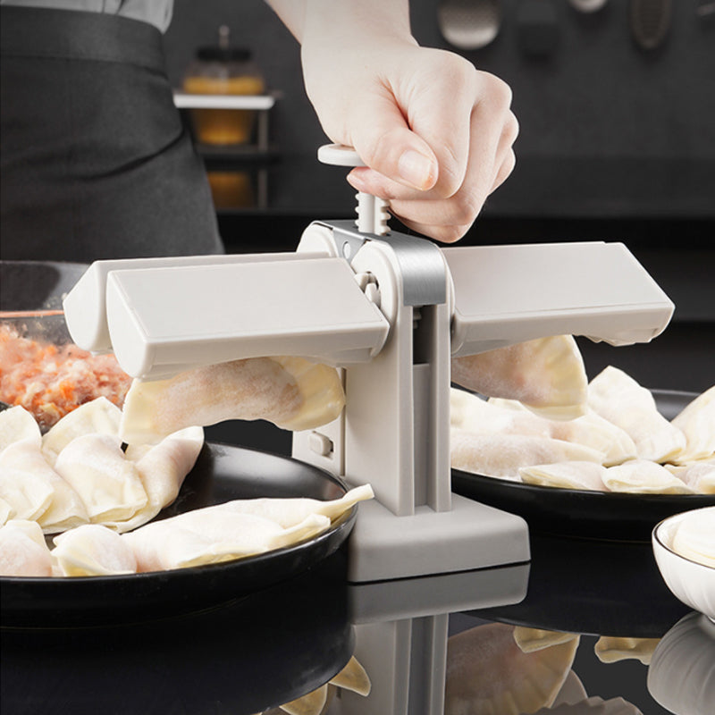 Frendorf | 🥟Haushalts-Doppelkopf-automatischer Teigtaschen-Maker🧑‍🍳Guter Helfer in der Küche