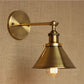 Schmiedeeisen -Vintage Wandleuchte - Messinglampe