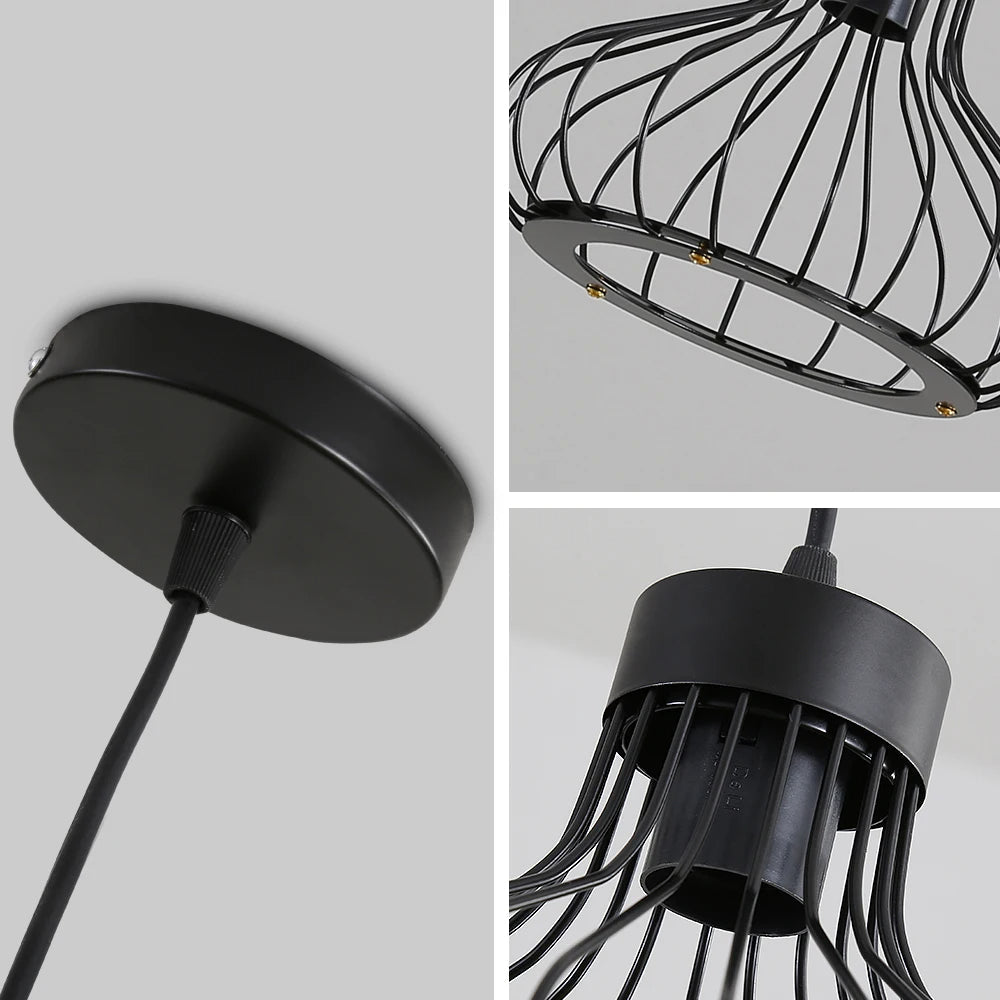 Frendorf | MetalLuxe Moderne Pendelleuchte aus Metall | Elegantes Design | Dimmbar | Perfekte Beleuchtung für Esszimmer und Küche
