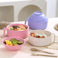Frendorf | 1200ml Mikrowelle Ramen Schalen mit Sieb