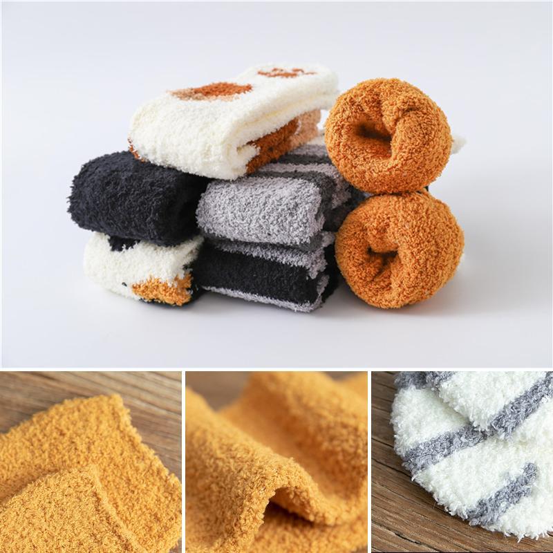 Frendorf | Dicke warme süße Katzenkrallen-Bodensocken