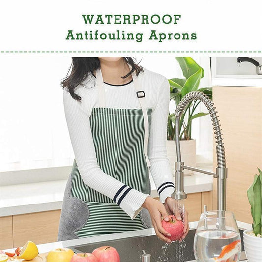 Frendorf | Anpassbare abwischbare wasserdichte Küchen-Schürze