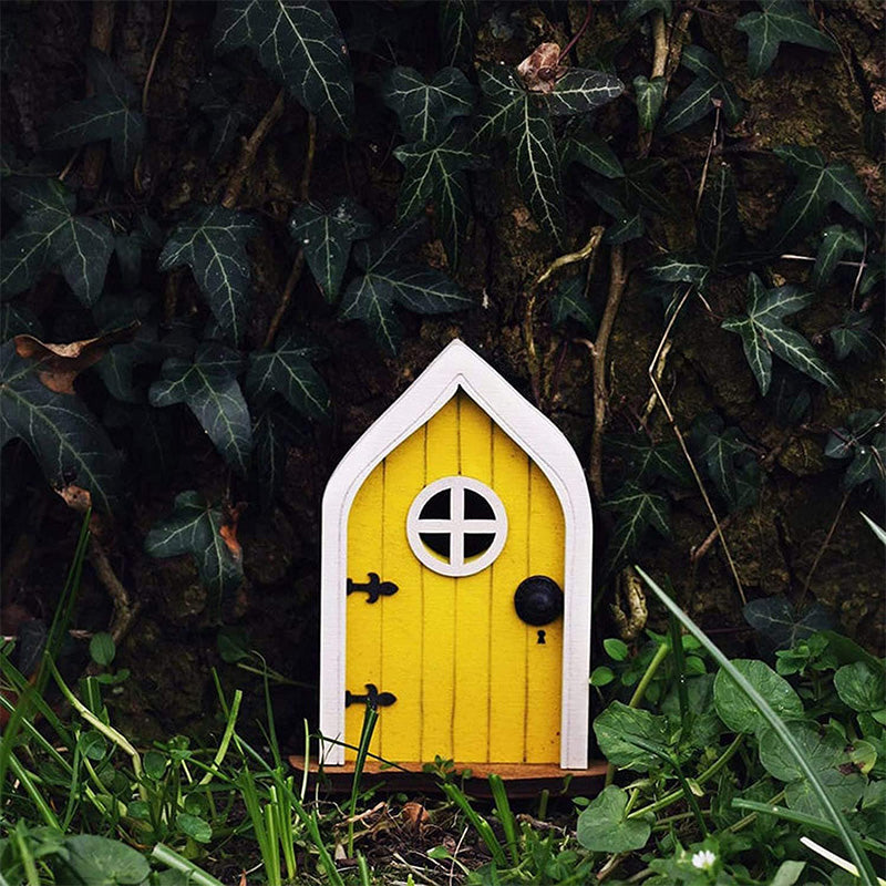 Frendorf | FairyHaven Mini-Elfentür | Märchenhafte Dekoration | Fantasievolle Szenen für Zuhause