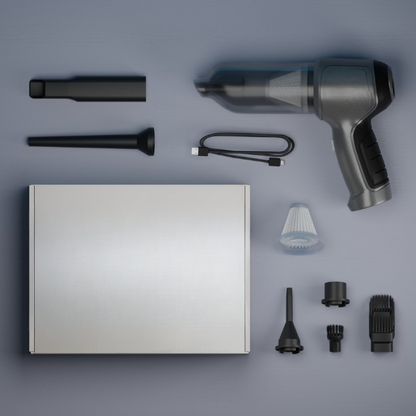 Frendorf | DualFlow Staubsauger – Tragbarer 2-in-1 Staubsauger- und Luftkompressionssystem