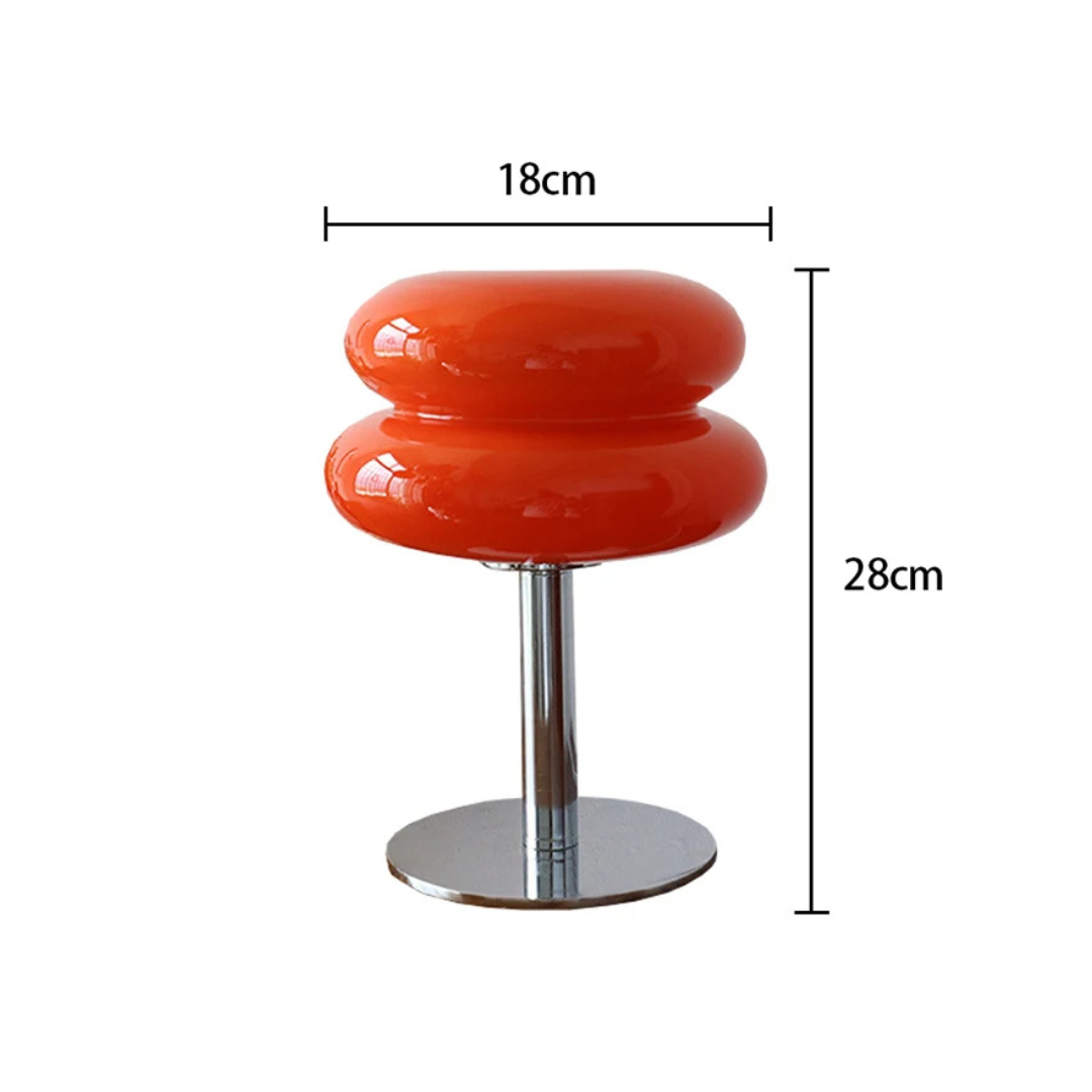 Chic Retro Glas Tischlampe