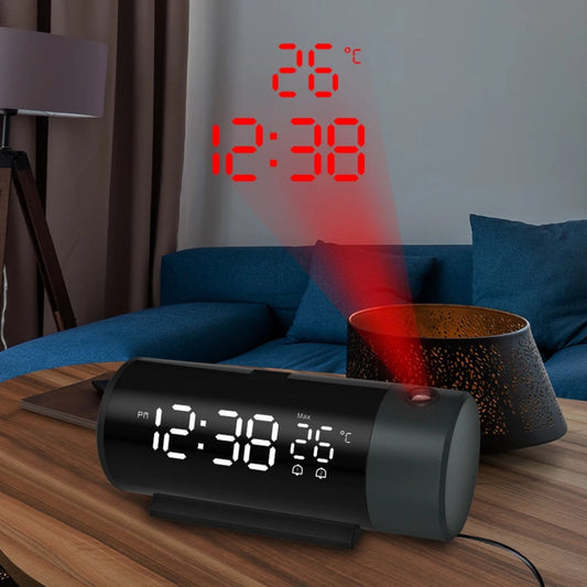 Frendorf | LED Digitalprojektor-Uhr mit Thermometer