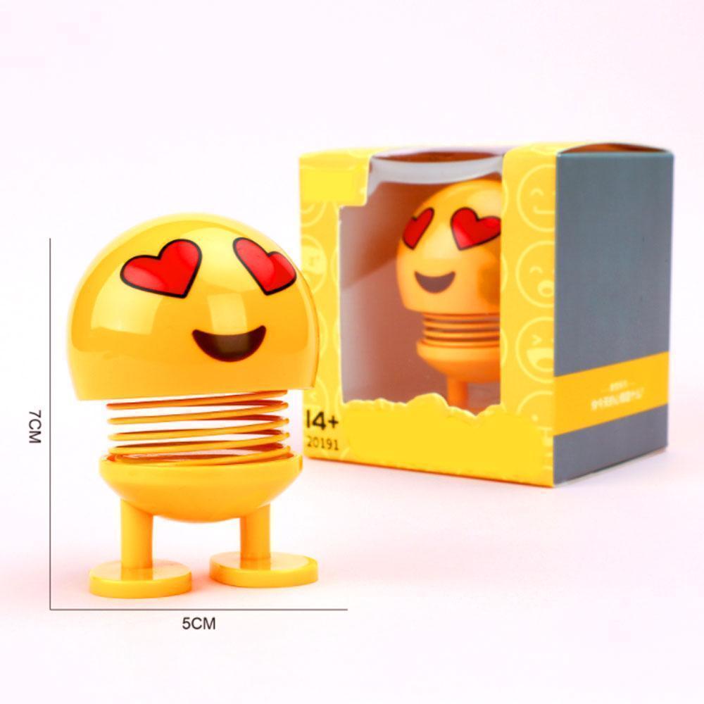 Frendorf | Auto Wackelkopf Emoji Puppe Spielzeug