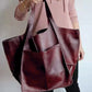 Frendorf | Chic & Nachhaltige Ledertasche mit Großer Kapazität - Elegante, Vielseitige Damenhandtasche