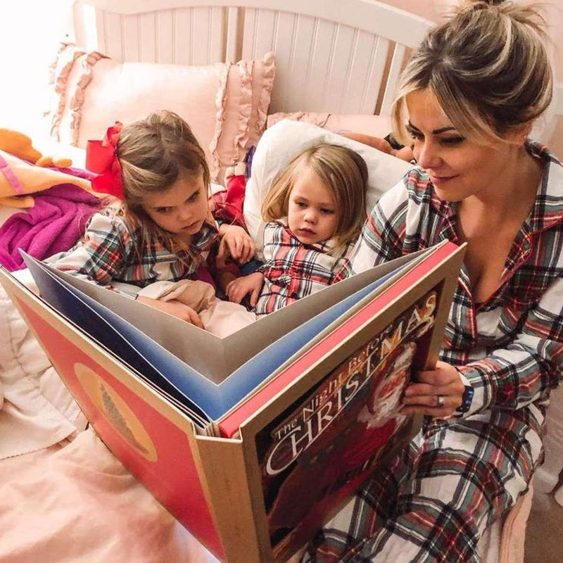 Frendorf Pop-Up Buch "Die Nacht vor Weihnachten" | Interaktives Familienbuch mit Sound und Lichteffekten