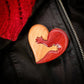 Frendorf | HeartCraft Liebevolle Herz-Anstecker aus Holz | Intarsien-Design | Nachhaltige Accessoires
