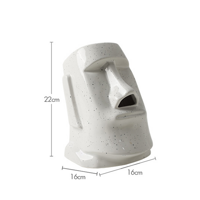 Frendorf | StatueTissue - ausgefallener Moai-Tuchhalter für stilvolle Räume