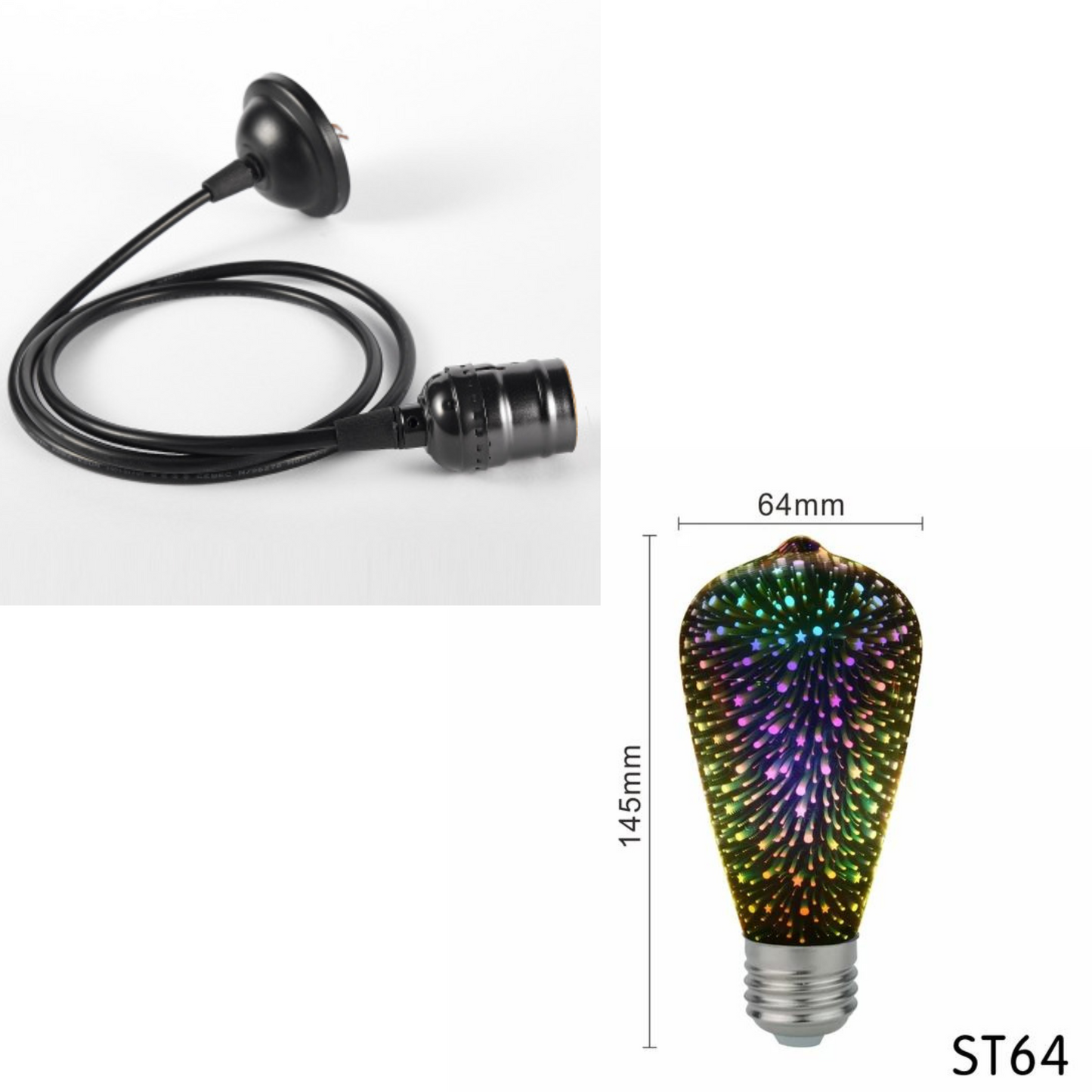 3D LED Feuerwerksbirne