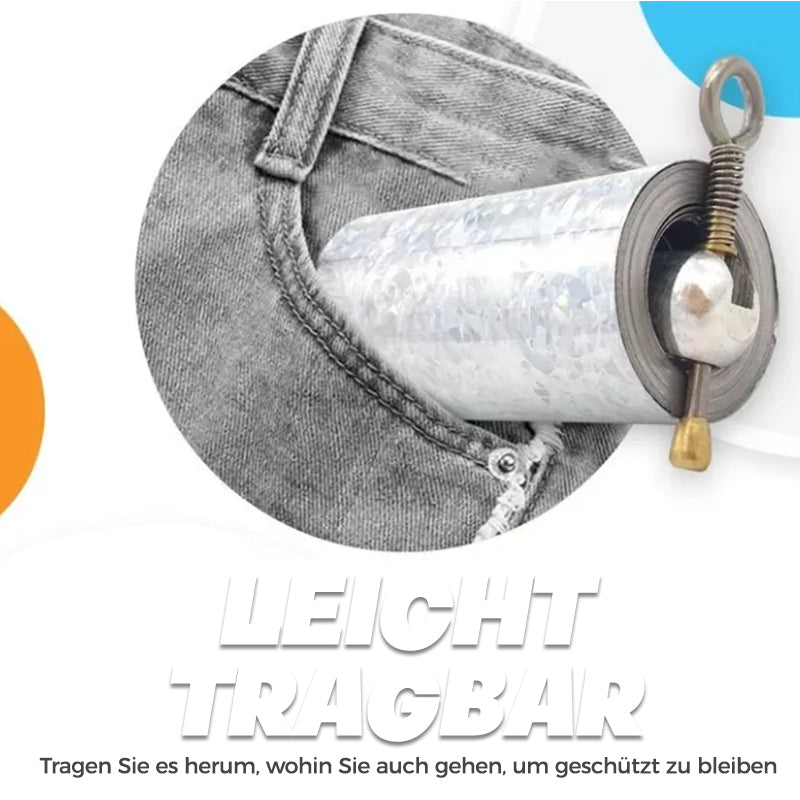 Frendorf | Tragbarer Metallstab für Selbstverteidigung und Zauberkunst
