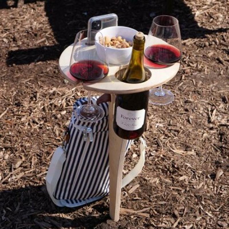 Outdoor tragbarer DIY Klapptisch für Wein