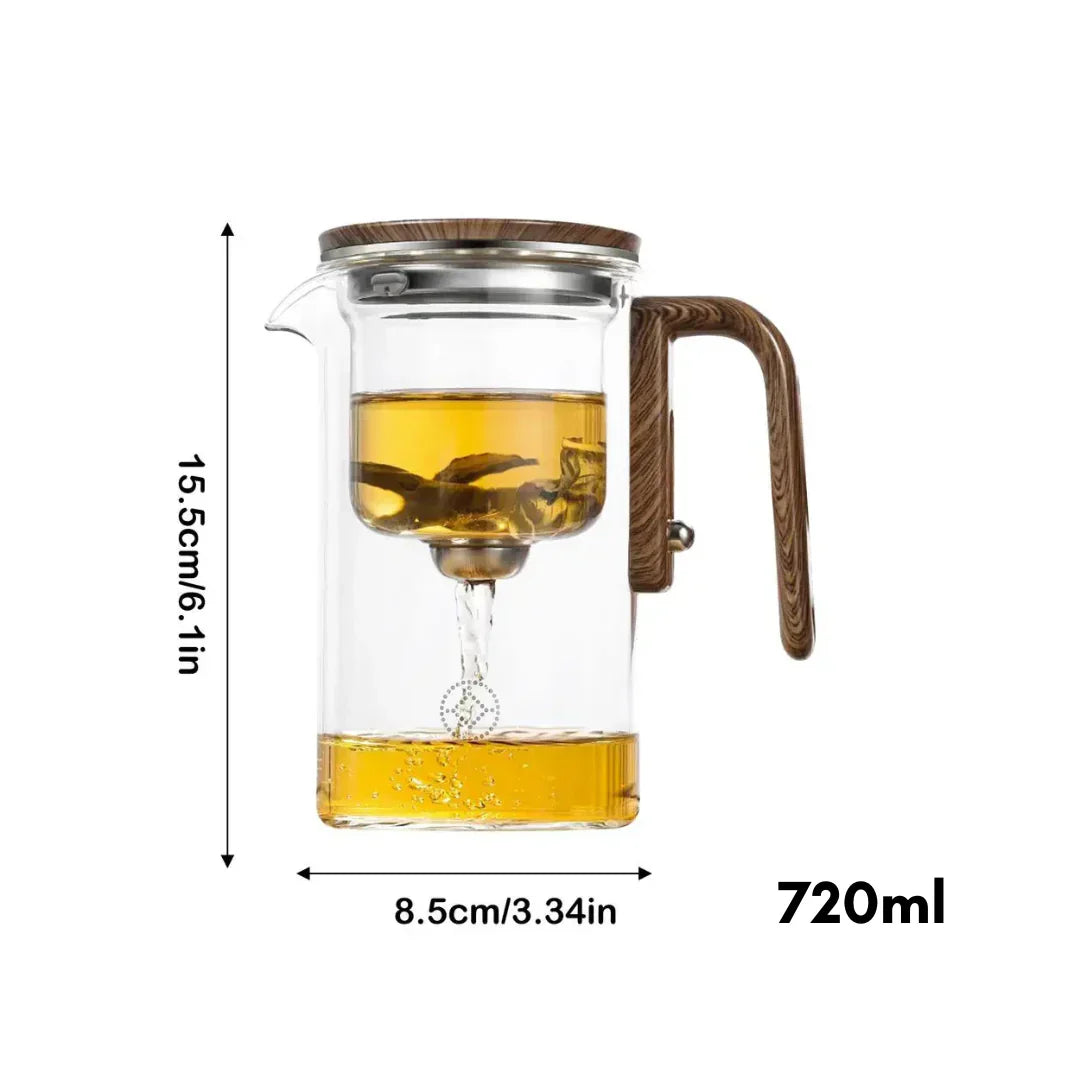 Frendorf | Elegante Glas-Teekanne mit Sieb
