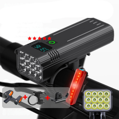 Frendorf | LuminoRide Power Beam – LED Fahrradlampe mit 5000 Lumen für maximale Sicherheit bei Nachtfahrten
