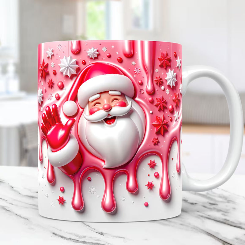 Frendorf | 3D Weihnachten Aufgeblasene Tasse Wrap