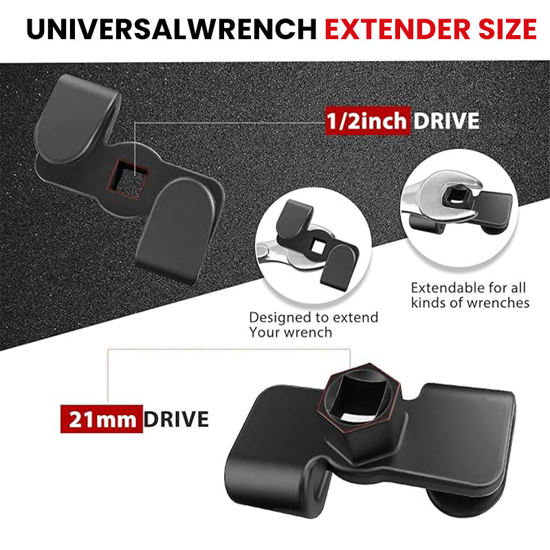 Frendorf | 21mm Sechskantverbinderadapter für Steckschlüssel – Robuste Verlängerung für mehr Hebelwirkung