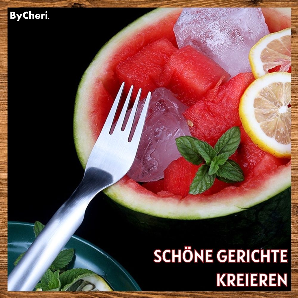 Frendorf | 1+1 GRATIS  | FruitBites -Erleben Sie die aufregende Art, Ihre Wassermelone und Früchte zu schneiden!