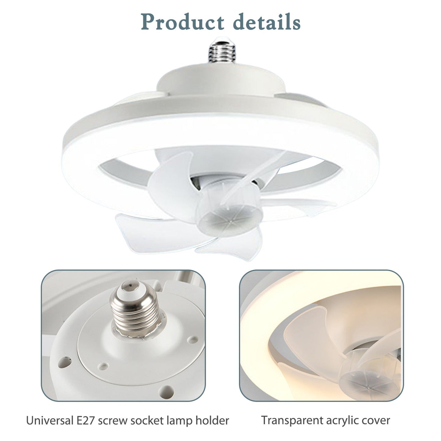 Deckenventilator mit Licht - FanLite - Multifunktional - Mühelose Eleganz