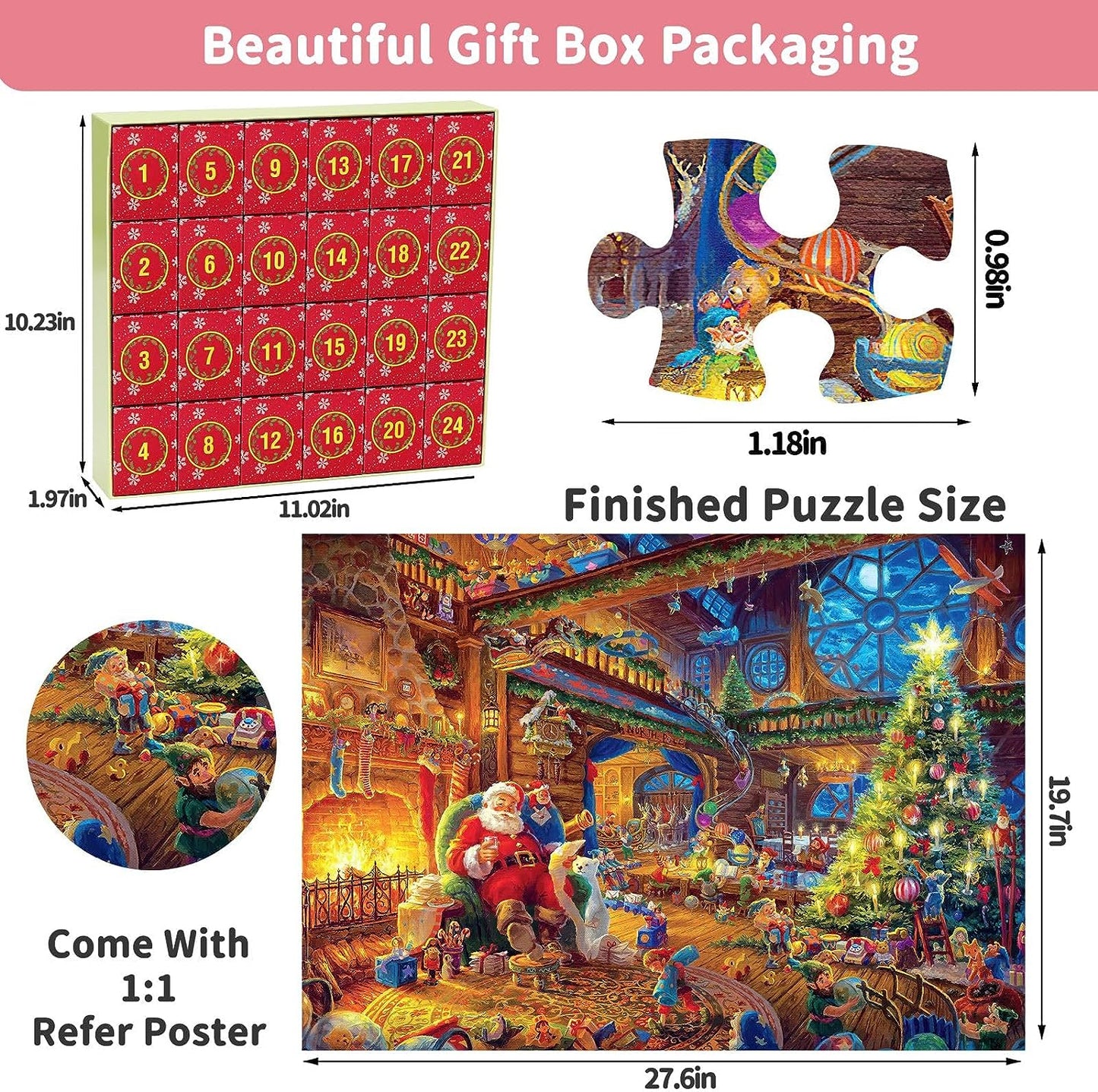 Frendorf | Adventskalender 2023 Weihnachten Puzzles