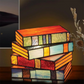 Buntglas-Bücherlampe
