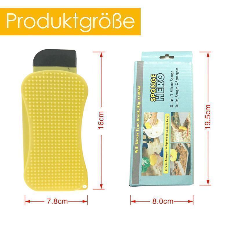 Frendorf | Bequee 3-in-1 Silikon Reinigungsbürste, 2 Stücke