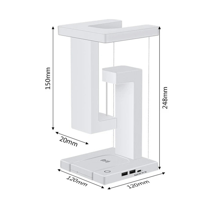 Drahtloses Ladegerät - GlowCharge - Schnellladung - Magische Atmosphäre im Zimmer