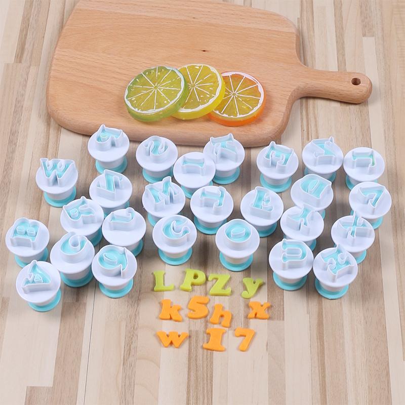 Frendorf | Alphabet Fondant Ausstecher mit Druckmechanismus